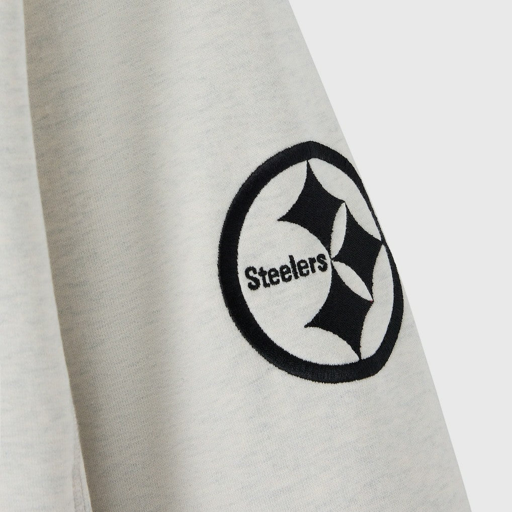Pittsburgh Steelers OVO x NFL Unisex Fleece Sweatshirt Heather Gray