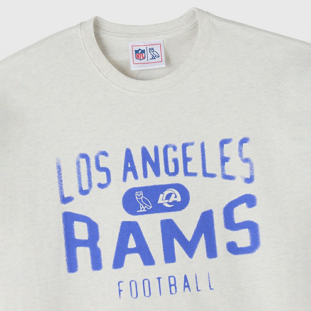 Los Angeles Rams OVO x NFL Unisex T-Shirt Heather Gray