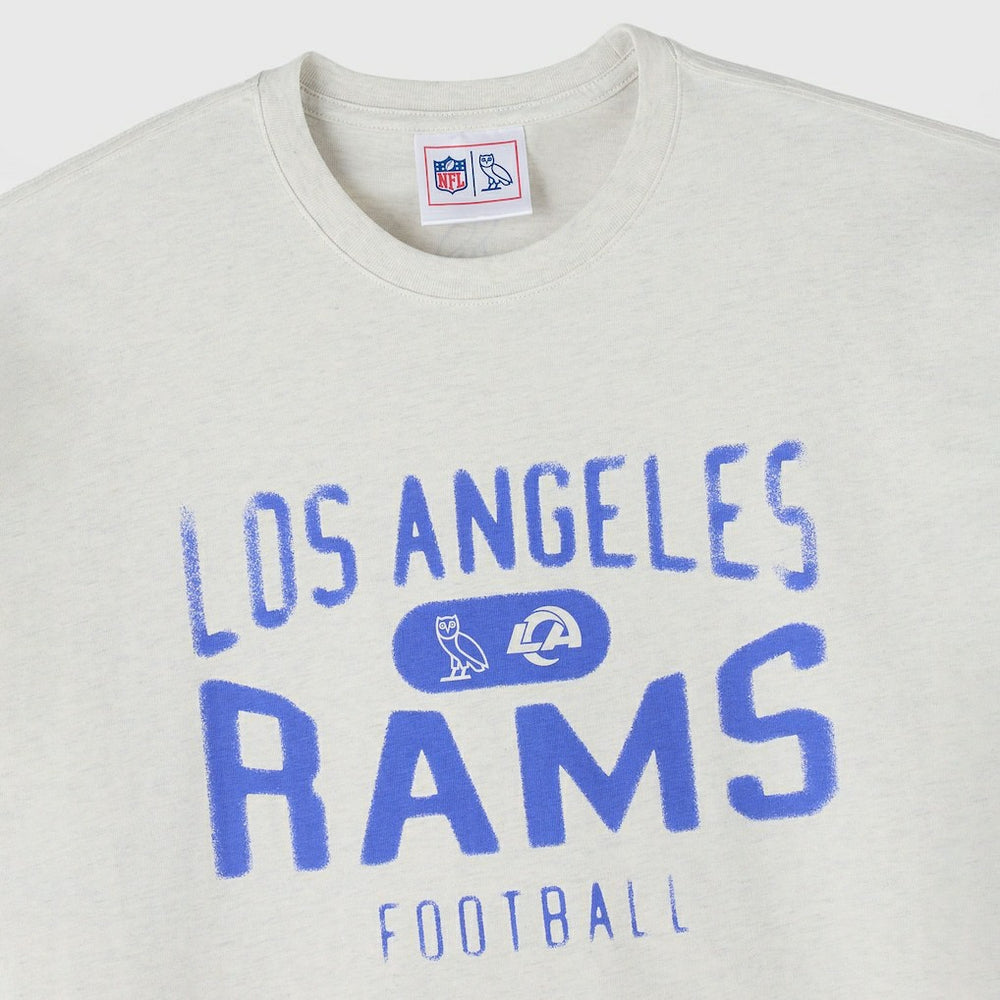 Los Angeles Rams OVO x NFL Unisex T-Shirt Heather Gray