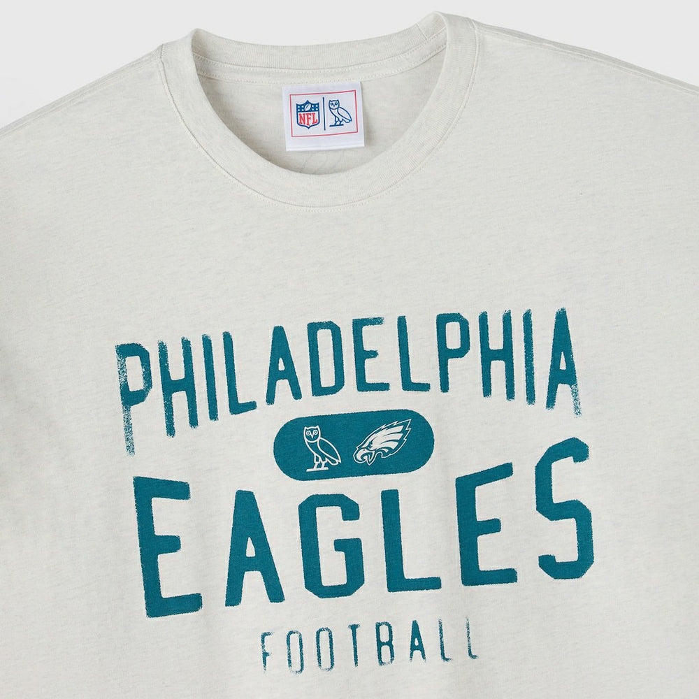 Philadelphia Eagles OVO x NFL Unisex T-Shirt Heather Gray