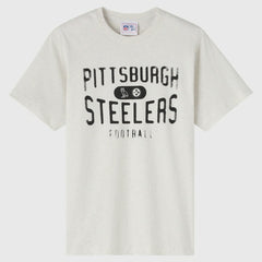 Pittsburgh Steelers OVO x NFL Unisex T-Shirt Heather Gray