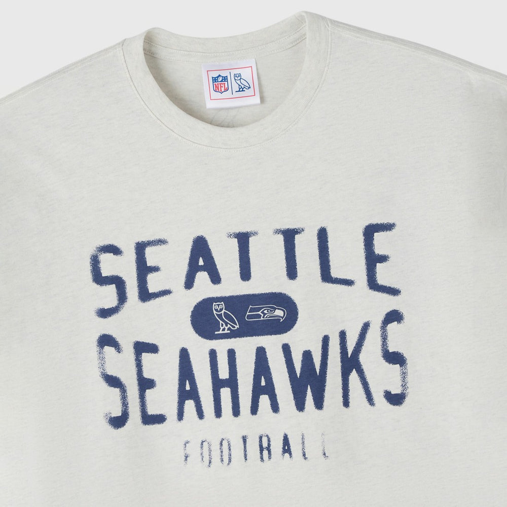Seattle Seahawks OVO x NFL Unisex T-Shirt Heather Gray