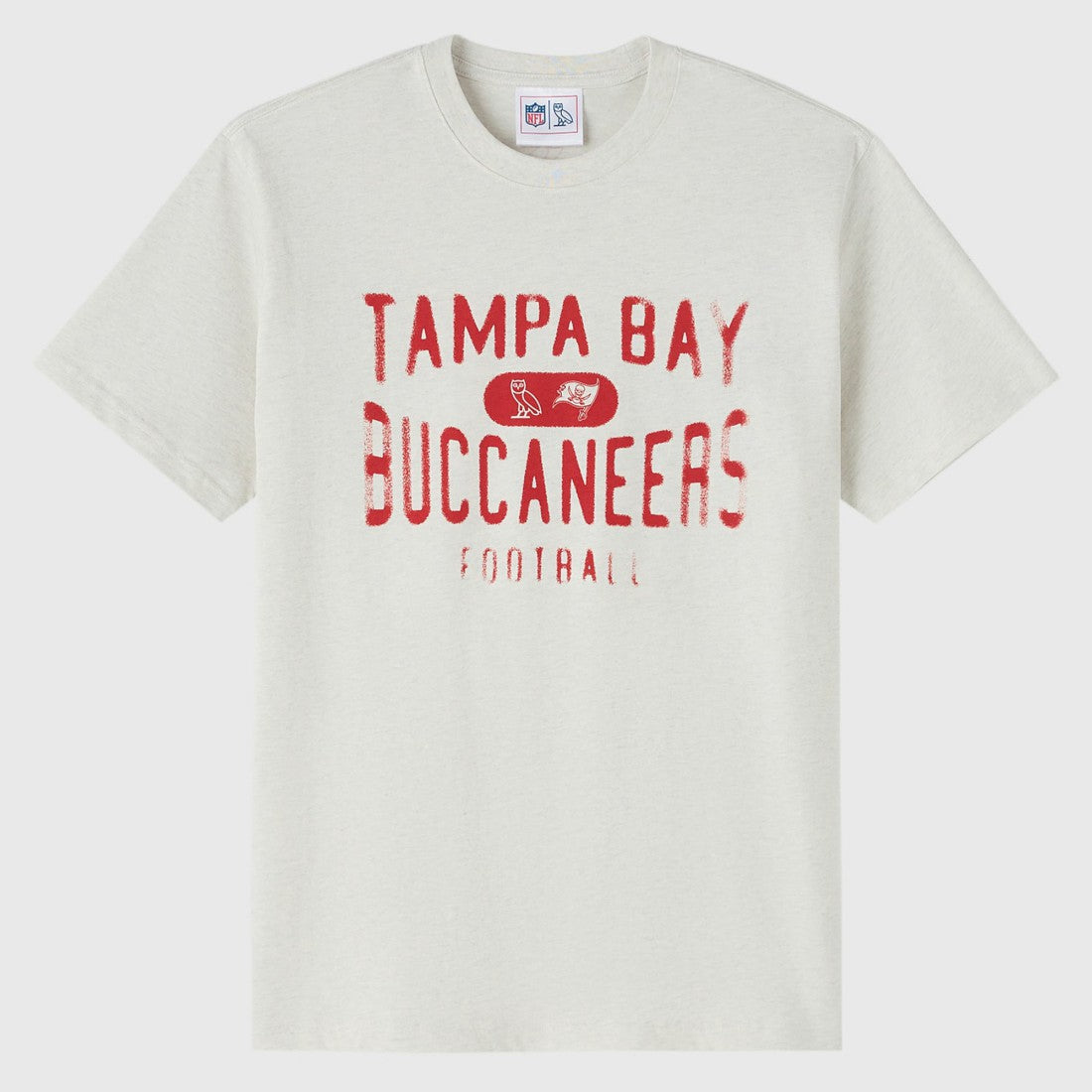 Tampa Bay Buccaneers OVO x NFL Unisex T-Shirt Heather Gray