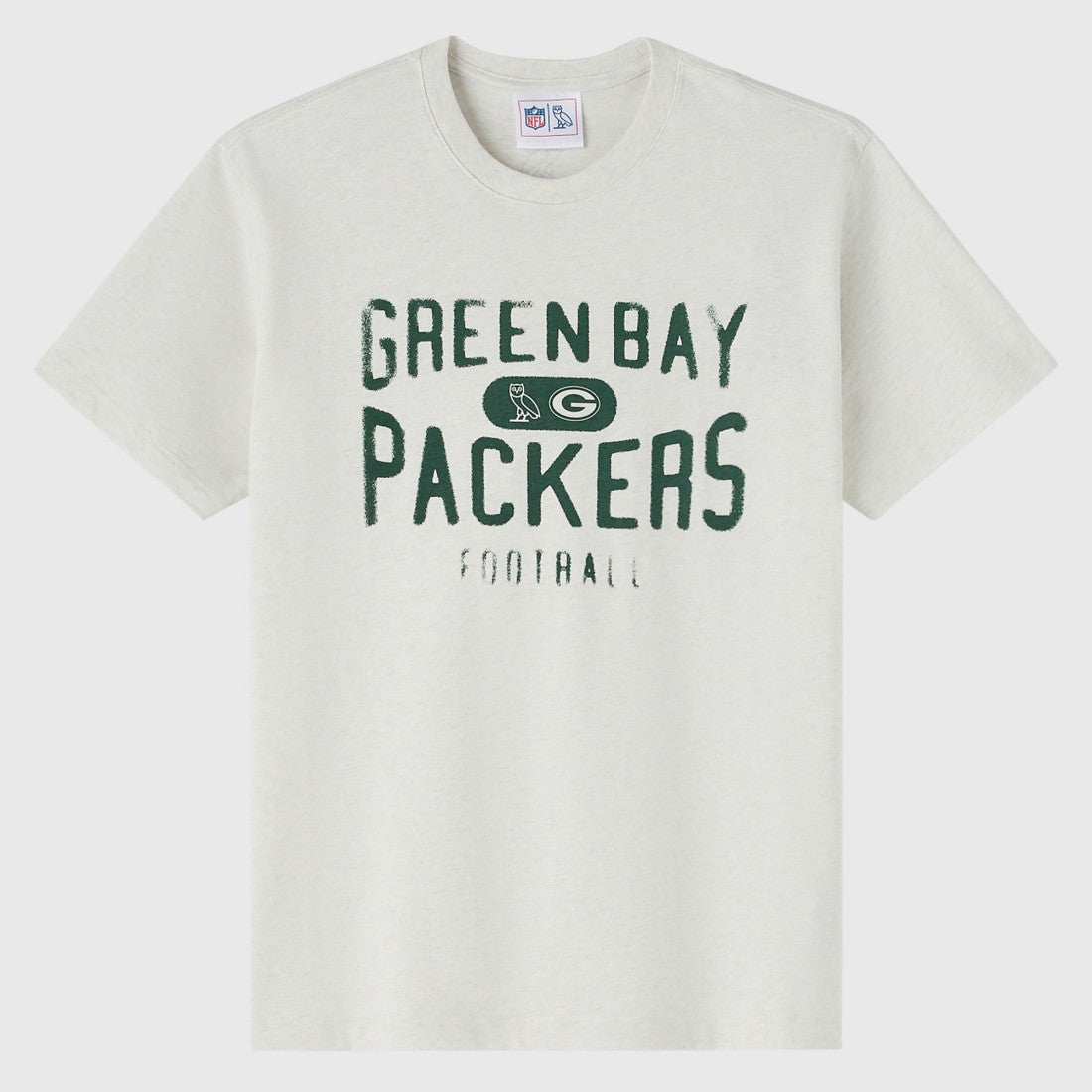 Green Bay Packers OVO x NFL Unisex T-Shirt Heather Gray