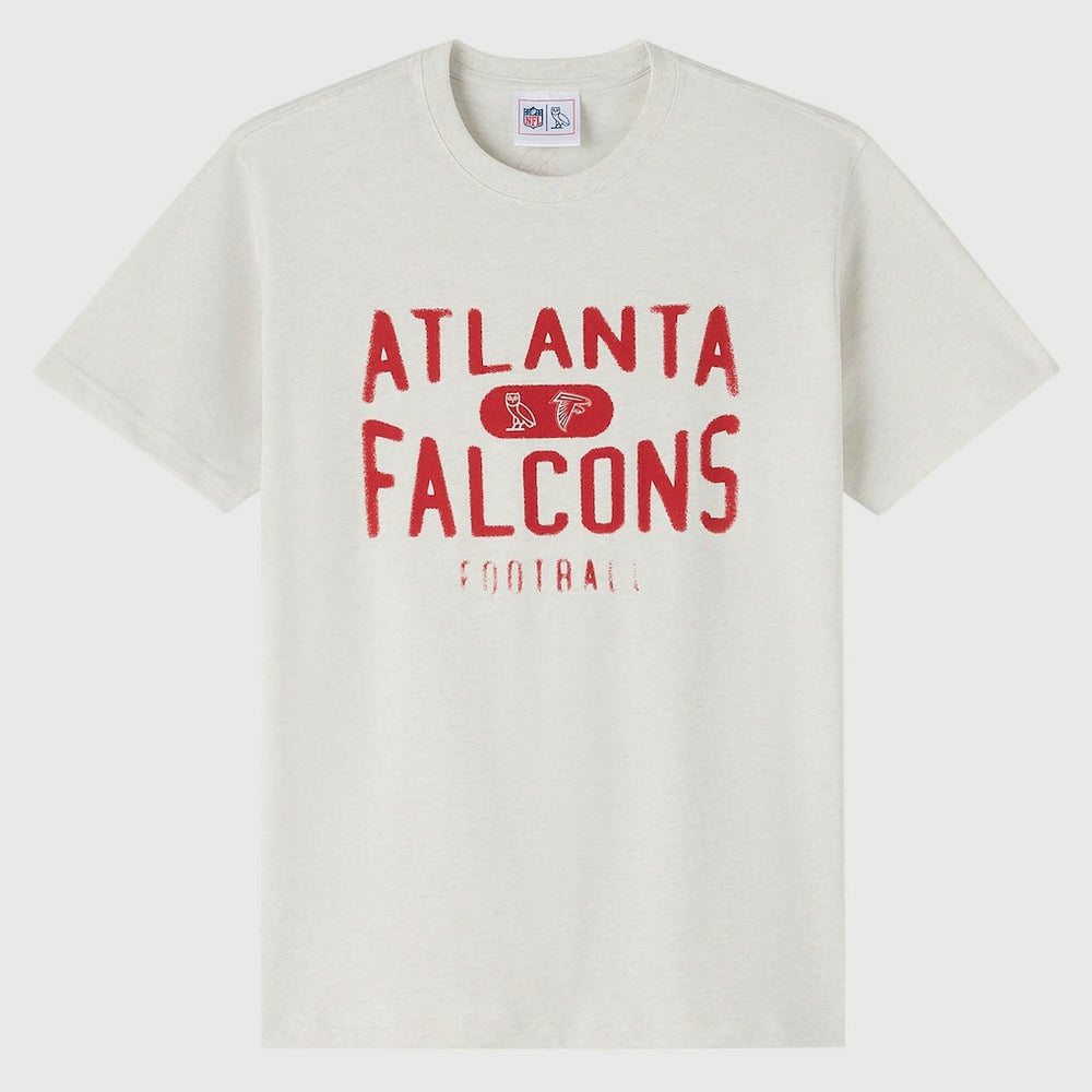 Atlanta Falcons OVO x NFL Unisex T-Shirt Heather Gray