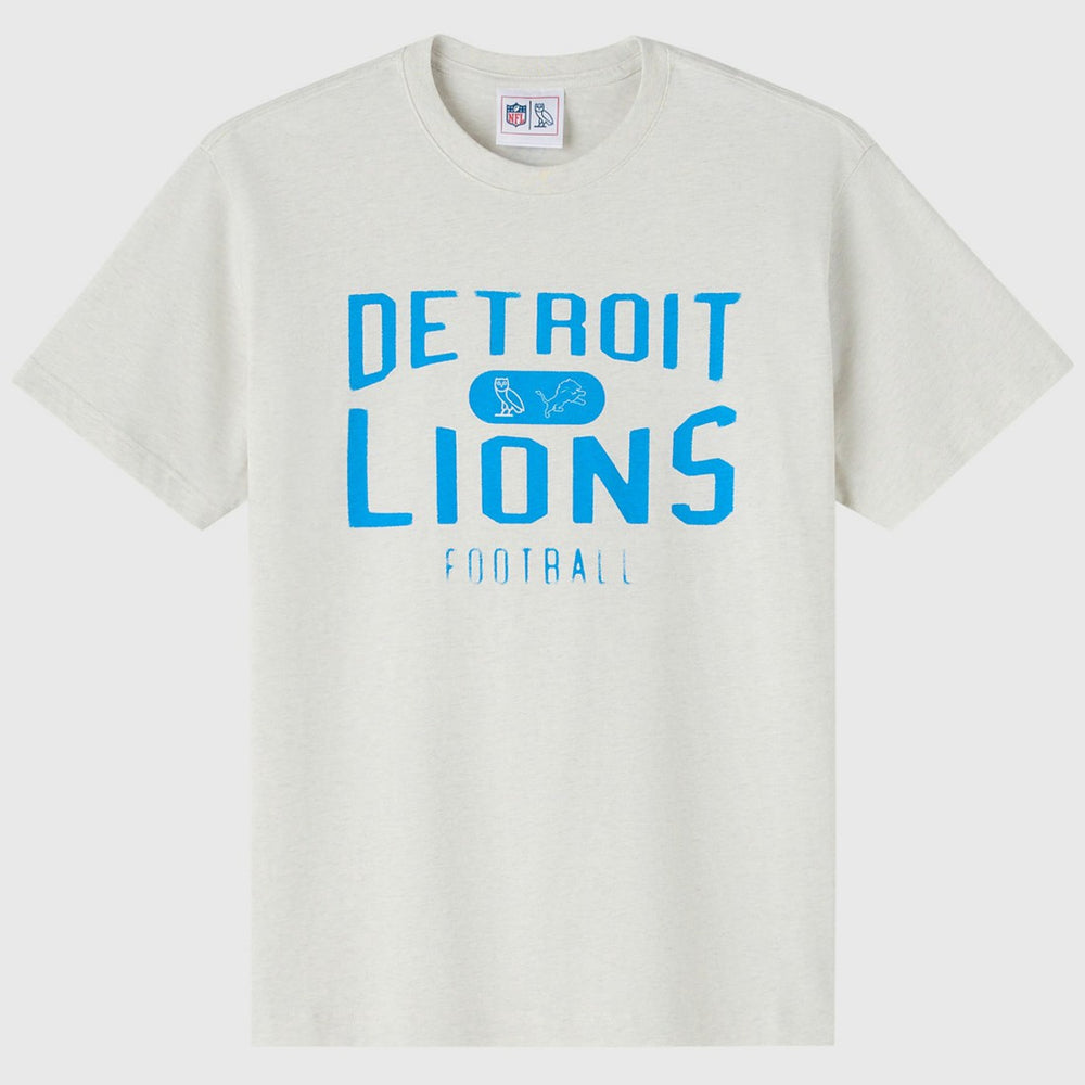 Detroit Lions OVO x NFL Unisex T-Shirt Heather Gray