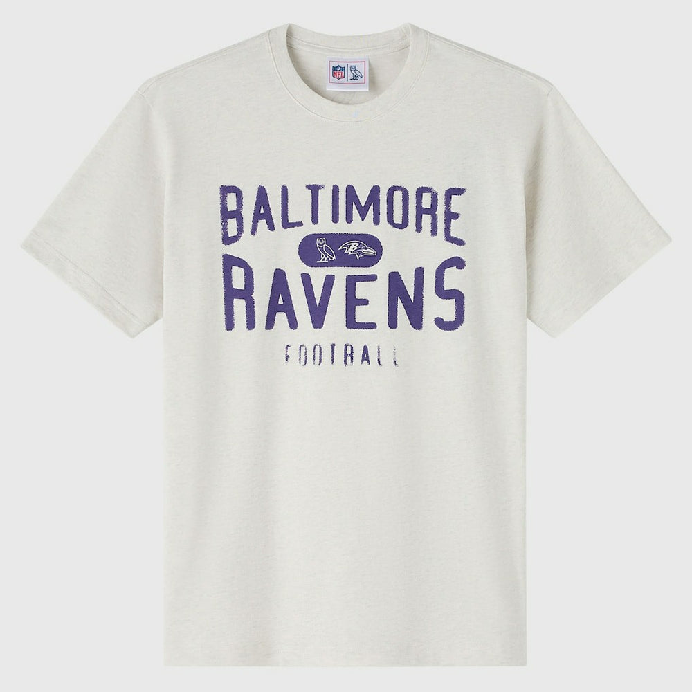 Baltimore Ravens OVO x NFL Unisex T-Shirt Heather Gray