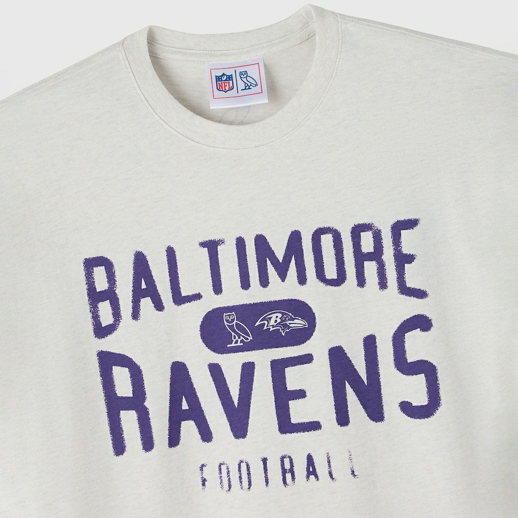 Baltimore Ravens OVO x NFL Unisex T-Shirt Heather Gray