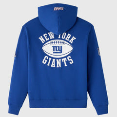 New York Giants OVO x NFL Unisex Full-Zip Waffle-Lined Hoodie Royal