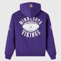 Minnesota Vikings OVO x NFL Unisex Full-Zip Waffle-Lined Hoodie Purple