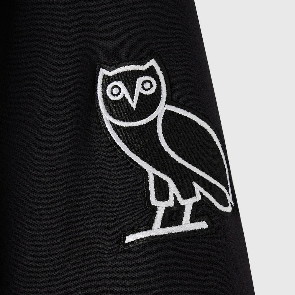 Pittsburgh Steelers OVO x NFL Unisex Full-Zip Waffle-Lined Hoodie Black