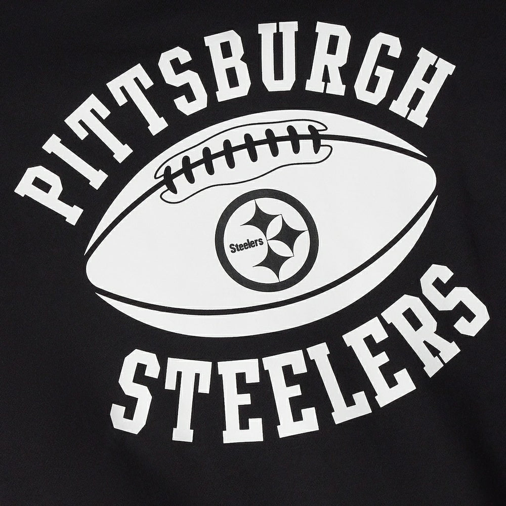 Pittsburgh Steelers OVO x NFL Unisex Full-Zip Waffle-Lined Hoodie Black