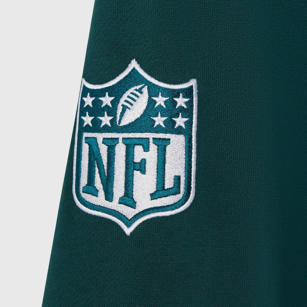 Philadelphia Eagles OVO x NFL Unisex Full-Zip Waffle-Lined Hoodie Midnight Green