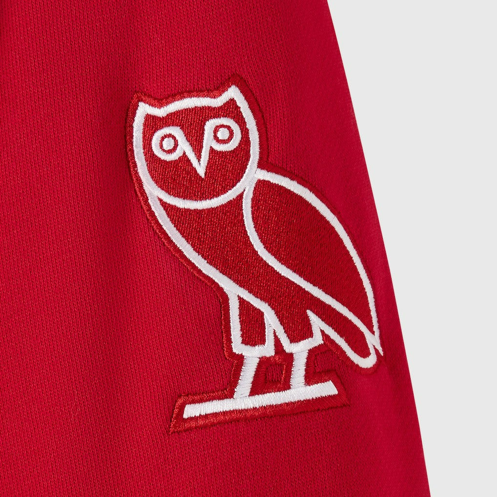 San Francisco 49ers OVO x NFL Unisex Full-Zip Waffle-Lined Hoodie Scarlet