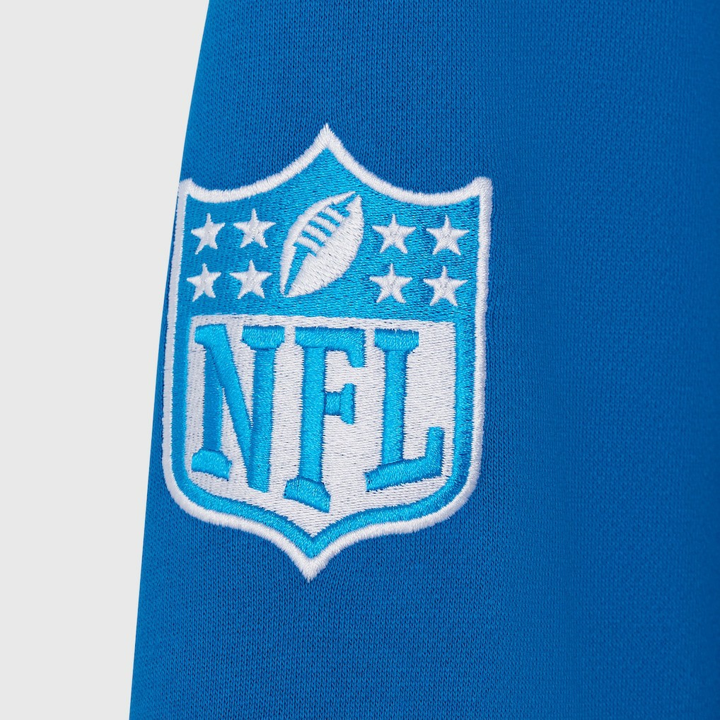Detroit Lions OVO x NFL Unisex Full-Zip Waffle-Lined Hoodie Blue