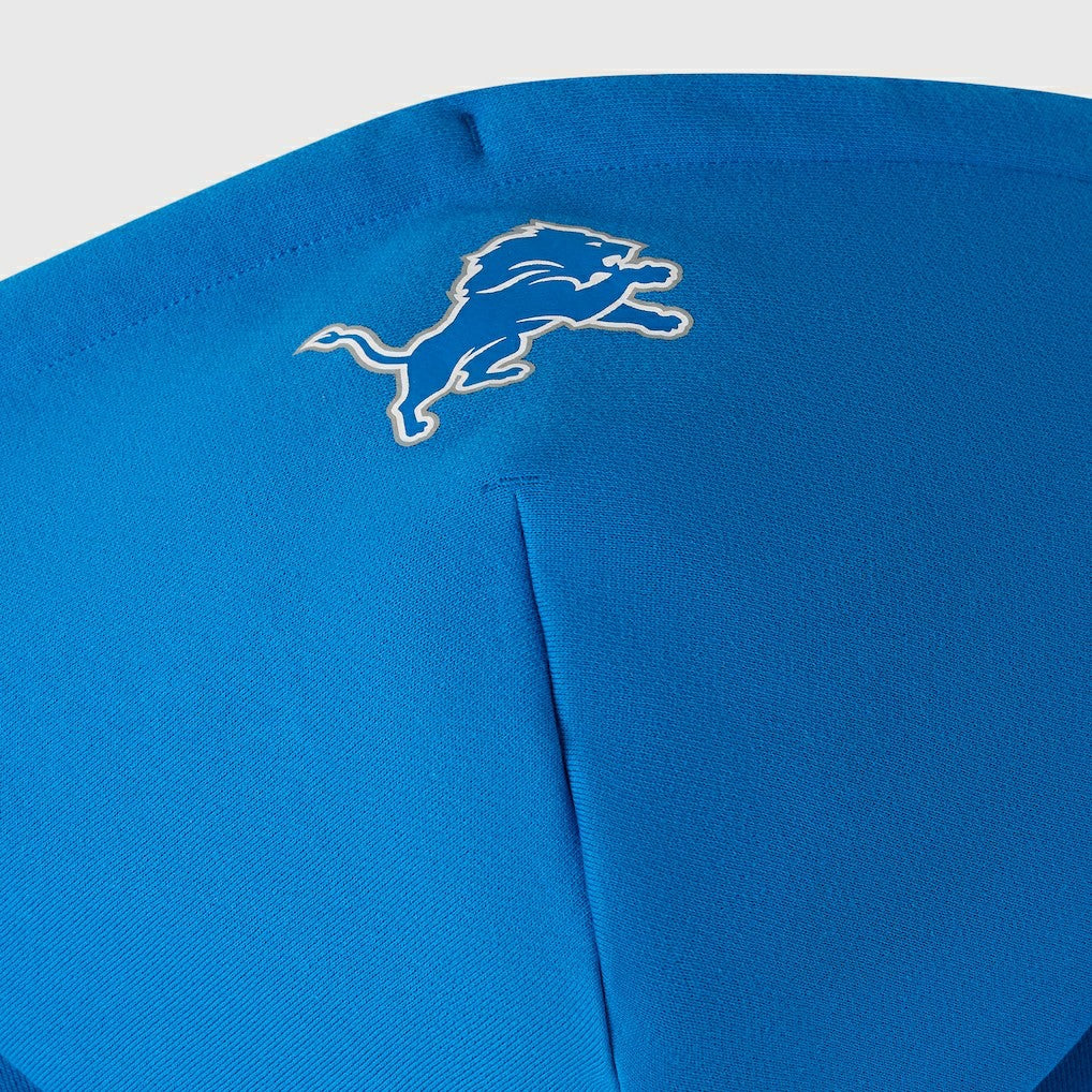 Detroit Lions OVO x NFL Unisex Full-Zip Waffle-Lined Hoodie Blue