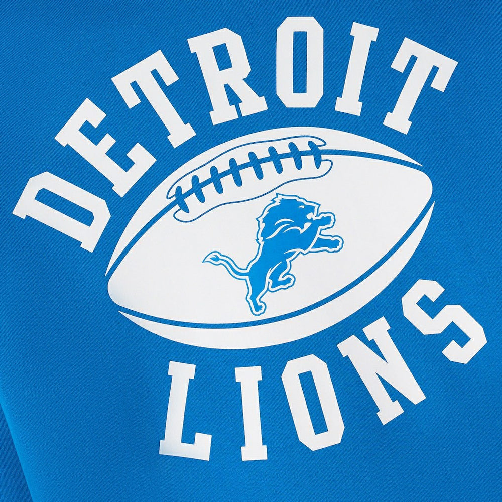 Detroit Lions OVO x NFL Unisex Full-Zip Waffle-Lined Hoodie Blue