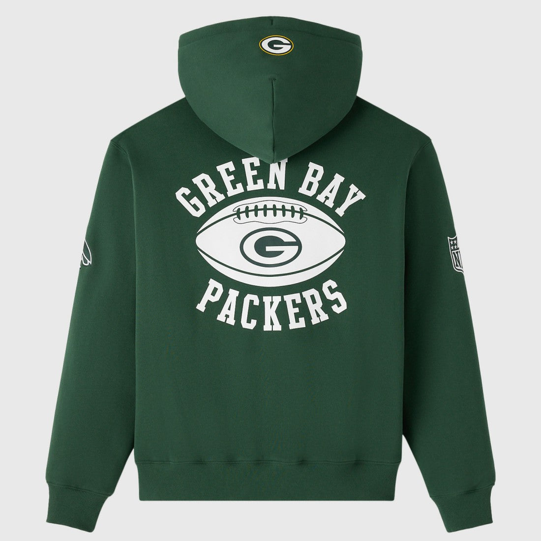 Green Bay Packers OVO x NFL Unisex Full-Zip Waffle-Lined Hoodie Green