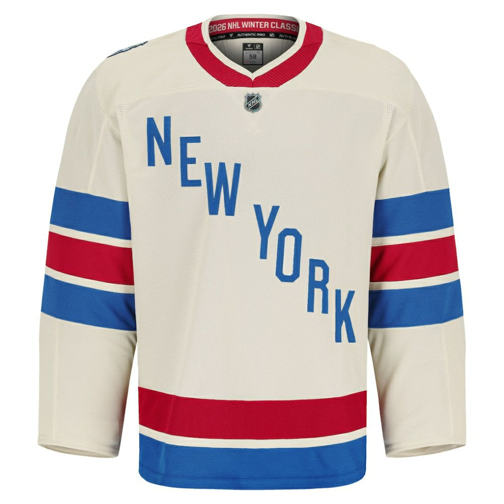 NHL New York Rangers Fanatics 2026 NHL Winter Classic Authentic Pro Jersey - Beige