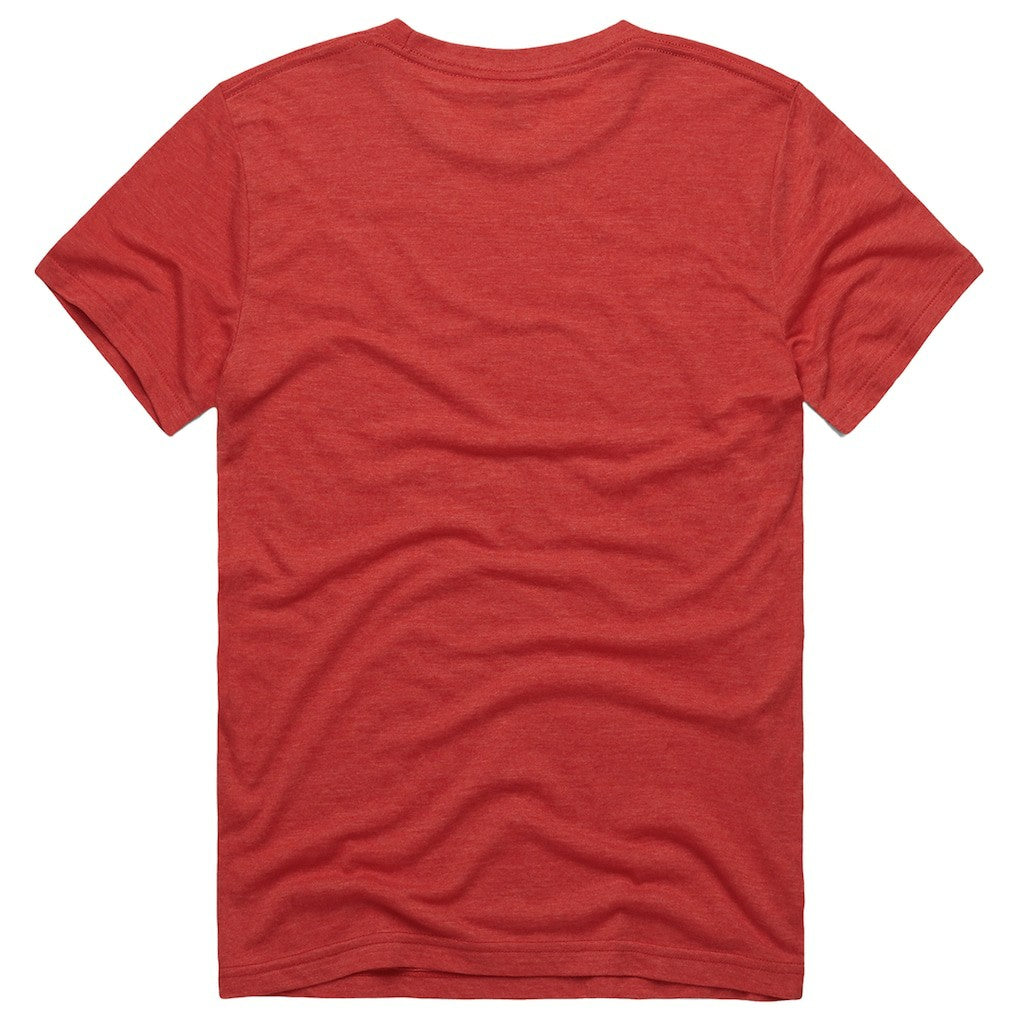 VJ Edgecombe Philadelphia 76ers Homage Unisex NBA Jam Tri-Blend T-Shirt Red