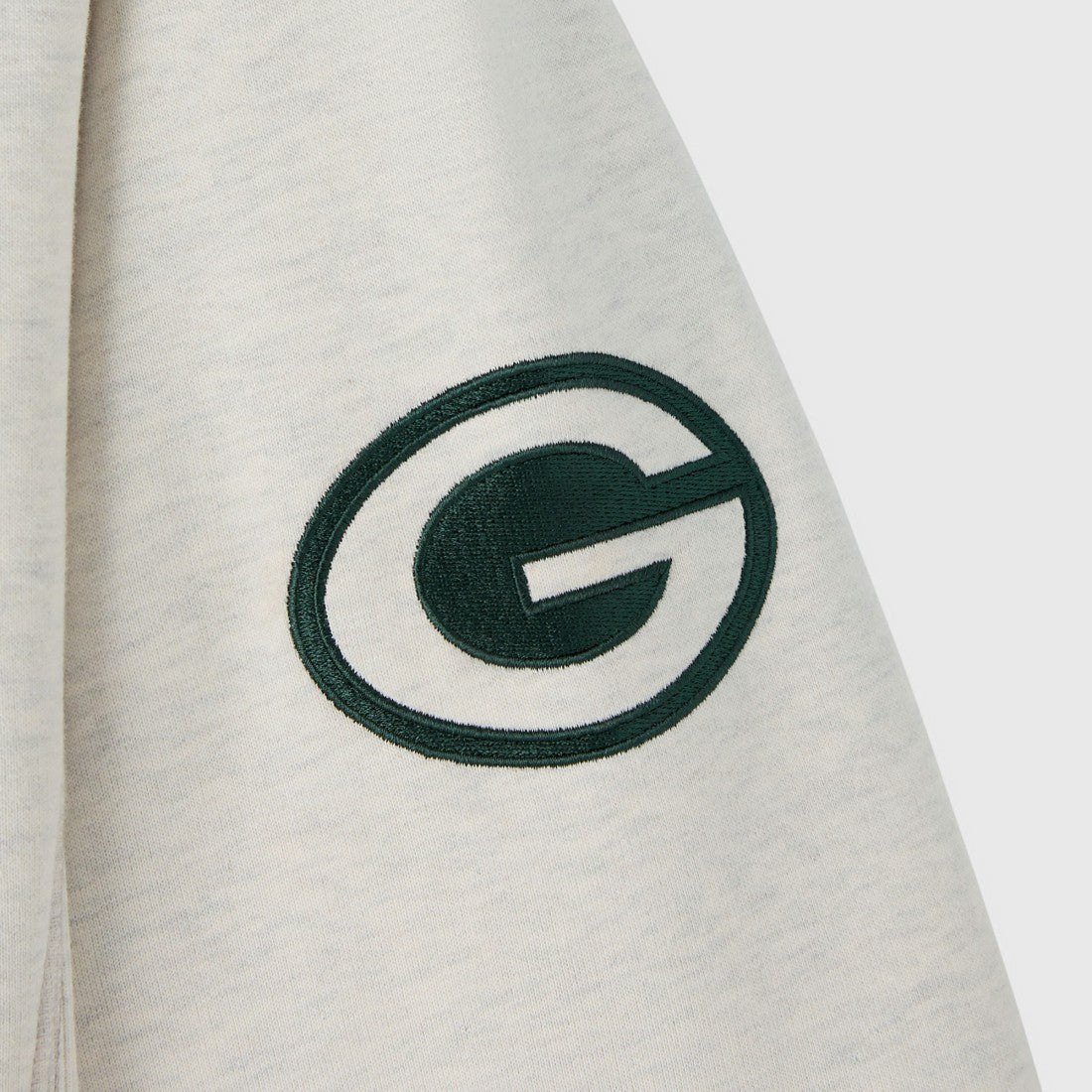 Green Bay Packers OVO x NFL Unisex Fleece Sweatshirt Heather Gray