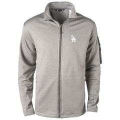 Los Angeles Dodgers Dunbrooke Pacific Full-Zip Fleece Jacket - Heather Gray Jackets
