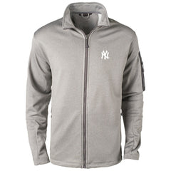 New York Yankees Dunbrooke Pacific Full-Zip Fleece Jacket - Heather Gray Jackets