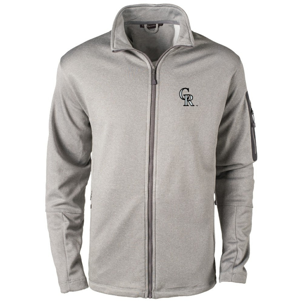 Colorado Rockies Dunbrooke Pacific Full-Zip Fleece Jacket - Heather Gray Jackets