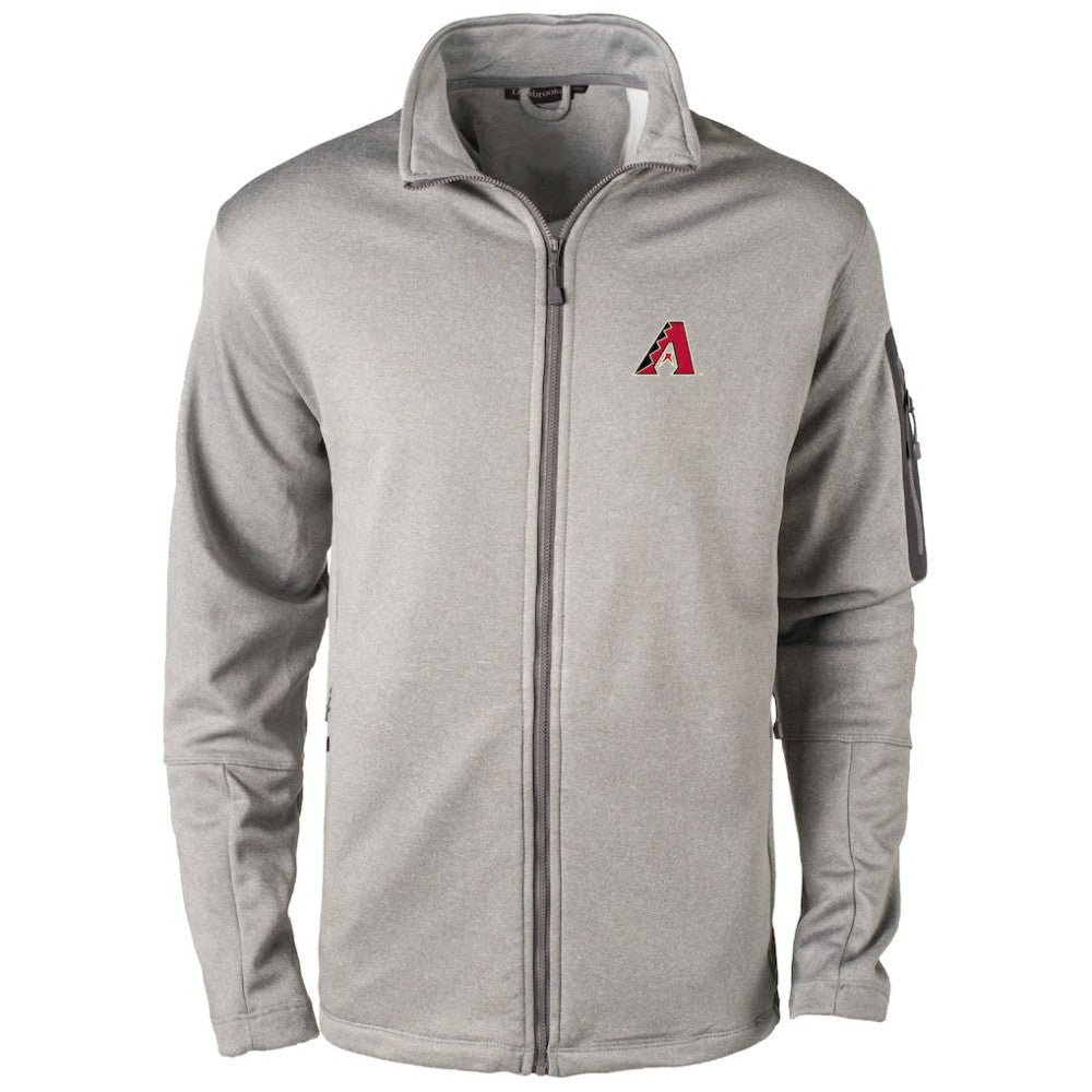 Arizona Diamondbacks Dunbrooke Pacific Full-Zip Fleece Jacket - Heather Gray Jackets