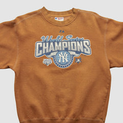 New York Yankees Majestic 2009 Pullover Sweatshirt - Brown - S by Fanatics Real Vintage Pullover