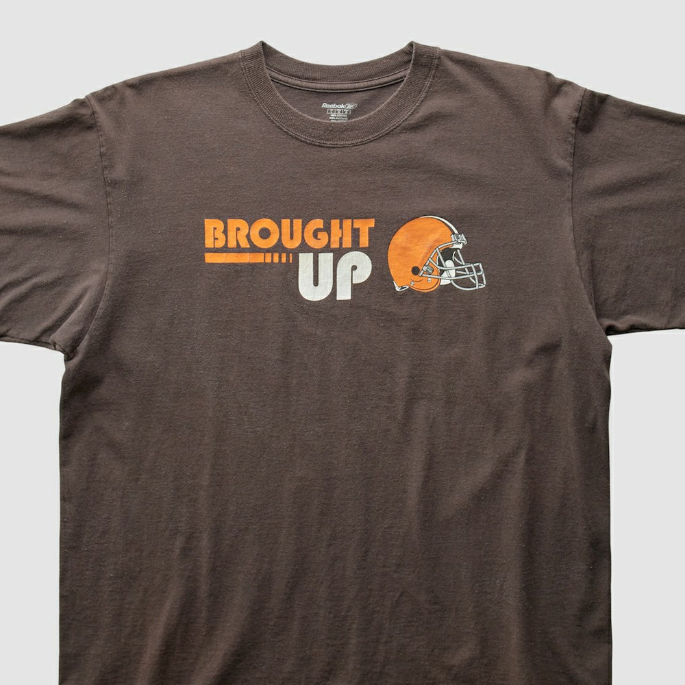 Cleveland Browns Reebok 2000s T-shirt Brown Vintage