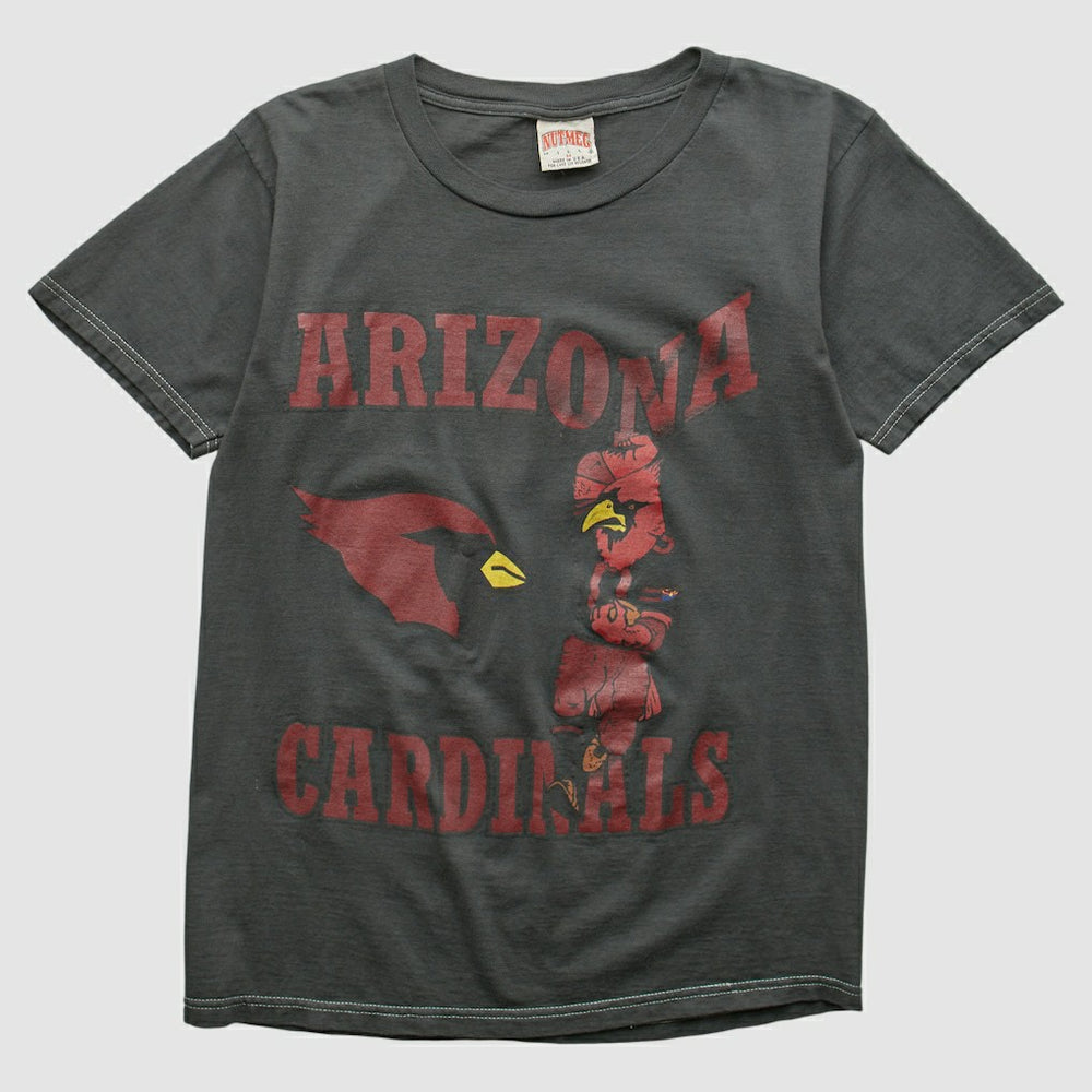 Arizona Cardinals Nutmeg Mills 90s T-shirt Charcoal Vintage