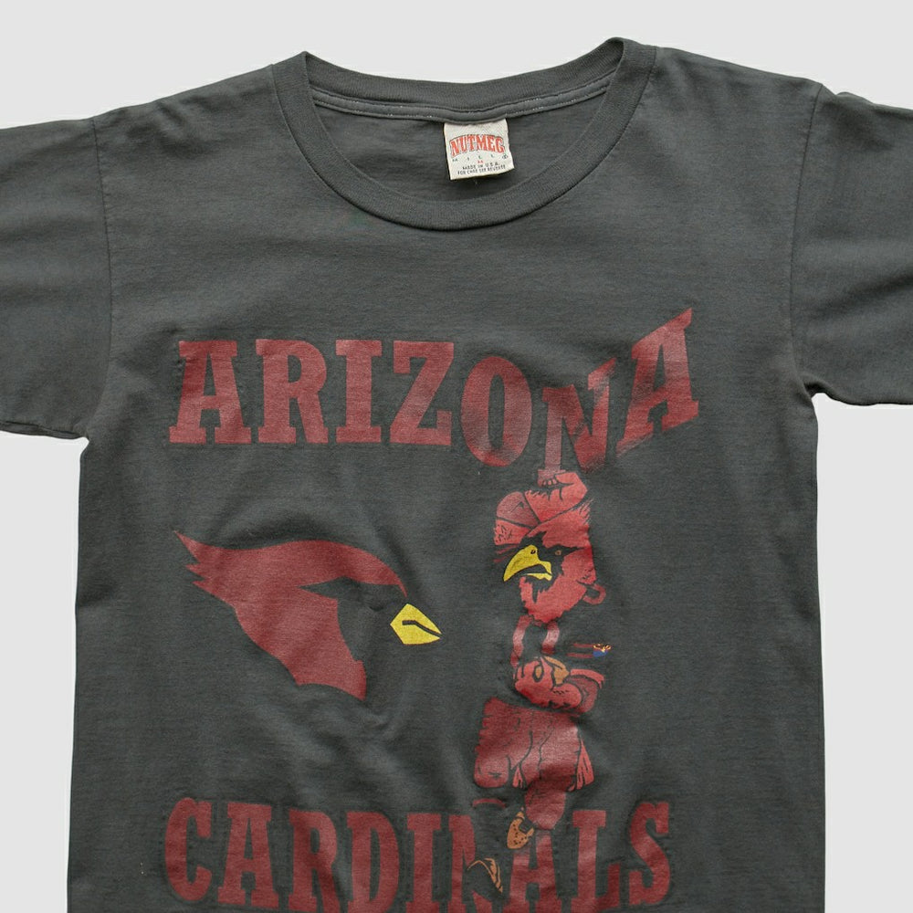 Arizona Cardinals Nutmeg Mills 90s T-shirt Charcoal Vintage