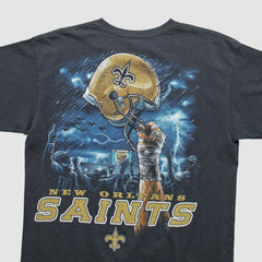 New Orleans Saints NFL 2010s T-shirt Black Vintage