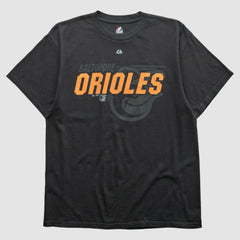 Baltimore Orioles Majestic 2000s T-shirt - Black - M by Fanatics Real Vintage T-shirts