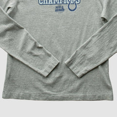 Indianapolis Colts 2007 Long Sleeve T-shirt Heather Gray Vintage