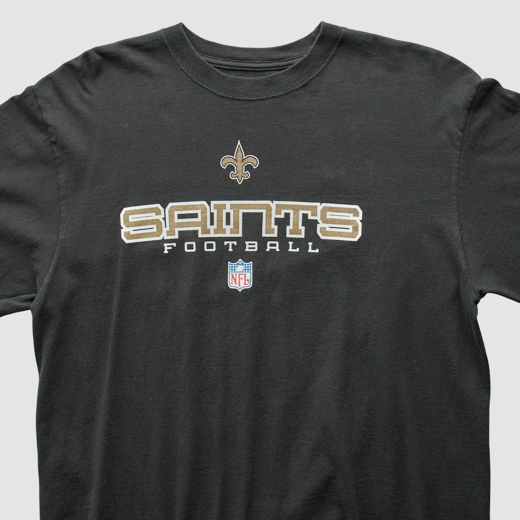 New Orleans Saints 2000s Long Sleeve T-shirt Black Vintage