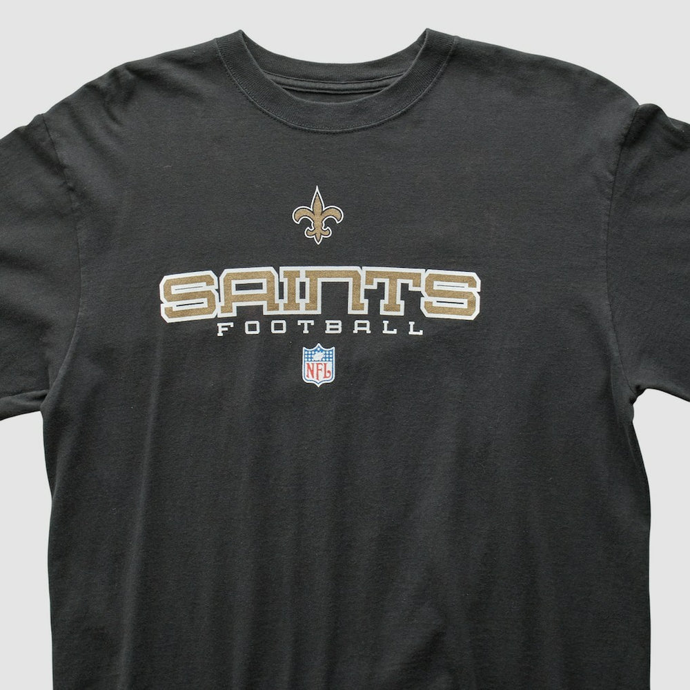 New Orleans Saints 2000s Long Sleeve T-shirt Black Vintage