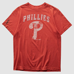 Philadelphia Phillies Team Athletics 2000s T-shirt - Red - XXS by Fanatics Real Vintage T-shirts