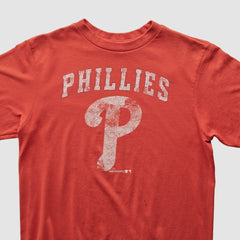 Philadelphia Phillies Team Athletics 2000s T-shirt - Red - XXS by Fanatics Real Vintage T-shirts