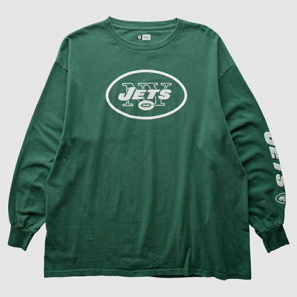 New York Jets 2010s Long Sleeve T-shirt Green Vintage