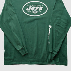 New York Jets 2010s Long Sleeve T-shirt Green Vintage