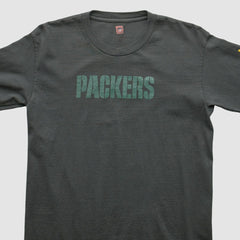 Green Bay Packers NFL 2000s Long Sleeve T-shirt Charcoal Vintage