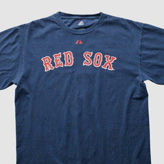 Boston Red Sox Majestic 2010s T-shirt - Navy - M by Fanatics Real Vintage T-shirts