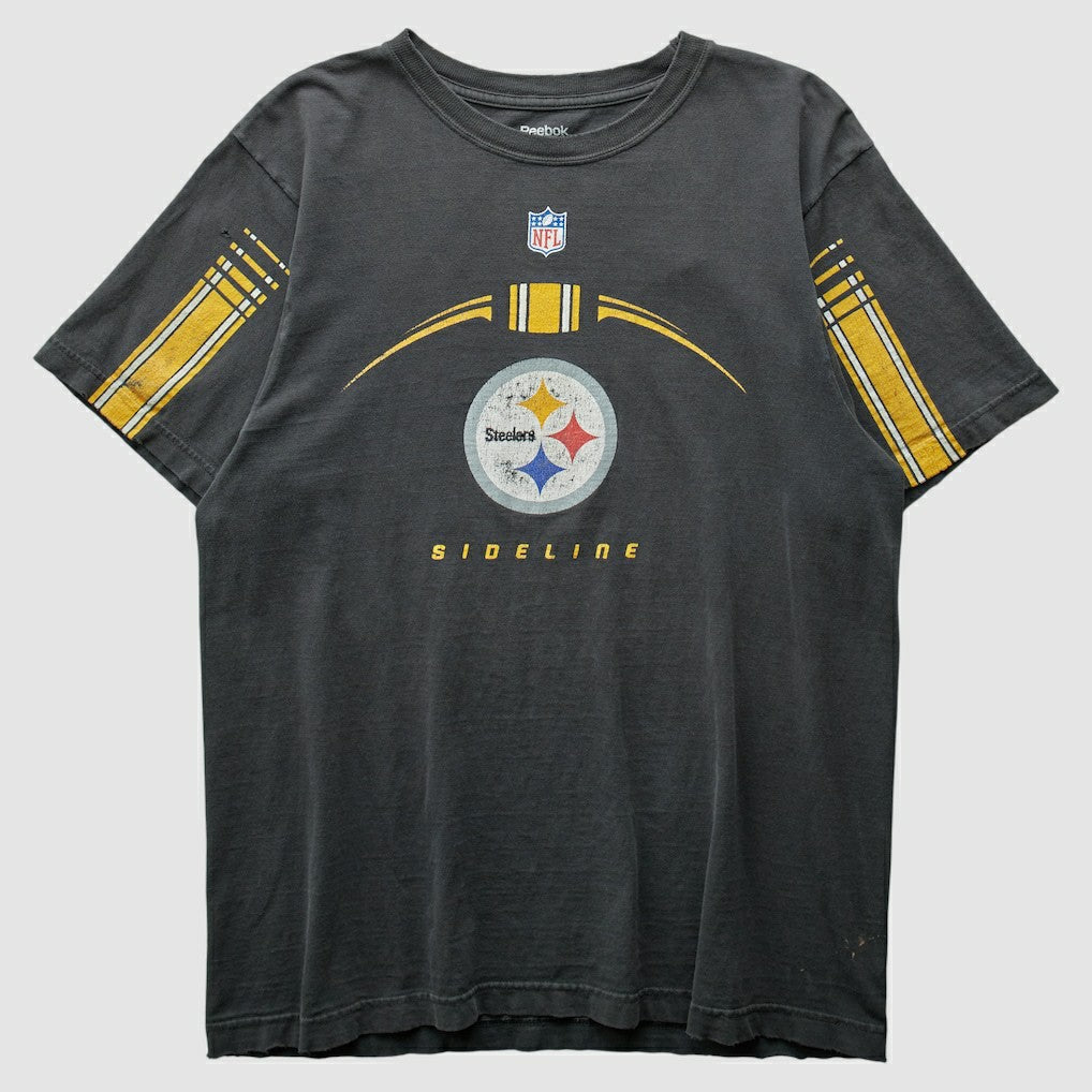 Pittsburgh Steelers Reebok 2000s T-shirt Charcoal Vintage