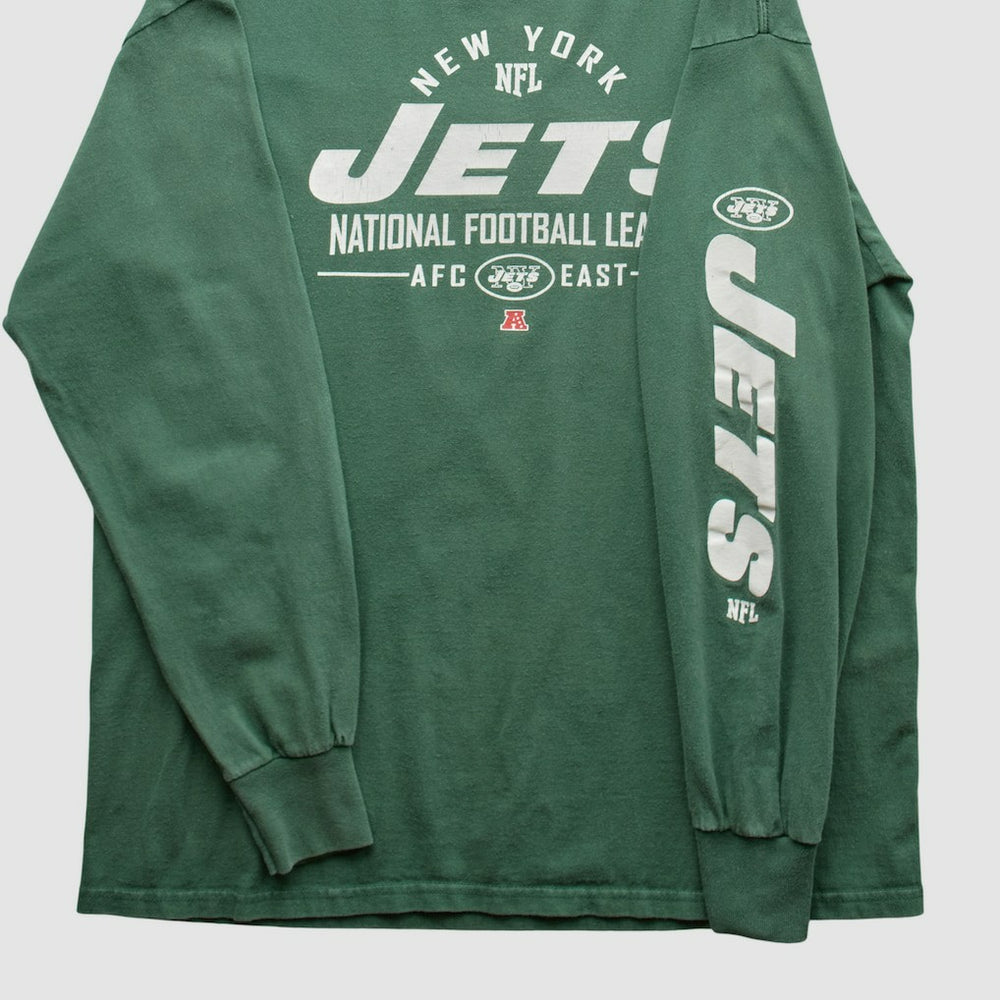 New York Jets 2010s Long Sleeve T-shirt Green Vintage