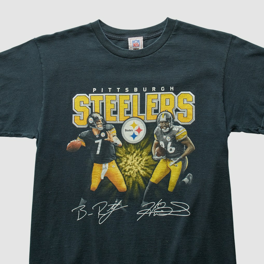 Pittsburgh Steelers NFL 2000s T-shirt Black Vintage