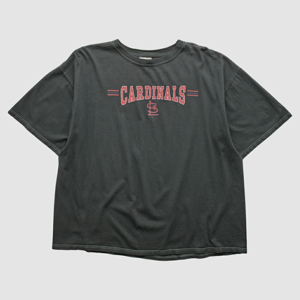 St. Louis Cardinals Adidas 2000s T-shirt - Charcoal - L by Fanatics Real Vintage T-shirts