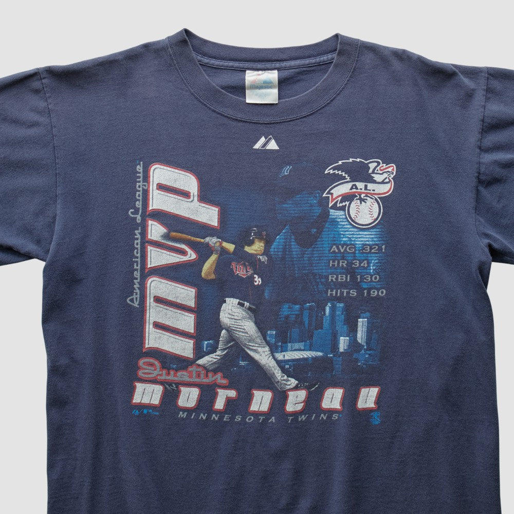 Minnesota Twins Majestic 2006 T-shirt - Navy - M by Fanatics Real Vintage T-shirts