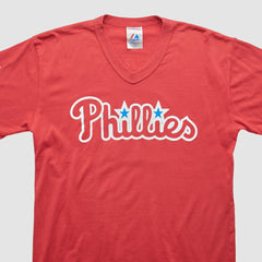 Philadelphia Phillies Majestic 2000s T-shirt - Red - M by Fanatics Real Vintage T-shirts